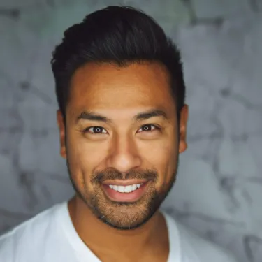 profile picture of a man wearing white v-neck shirt